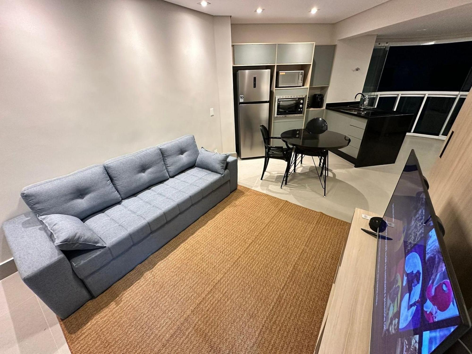 桑托斯Residencial Estanconfor Com Vista Mar 2 Ac E Garagem公寓 外观 照片