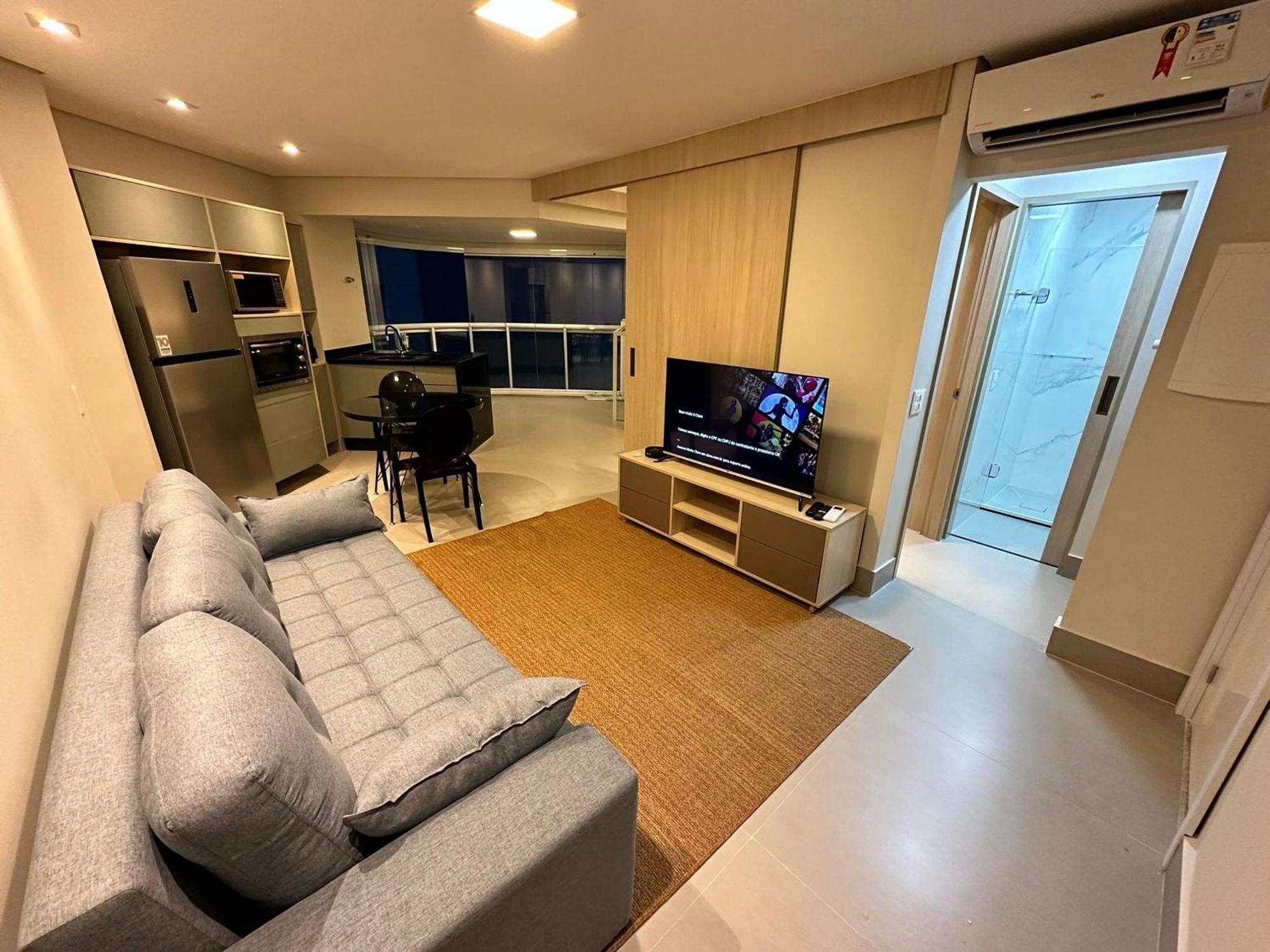 桑托斯Residencial Estanconfor Com Vista Mar 2 Ac E Garagem公寓 外观 照片