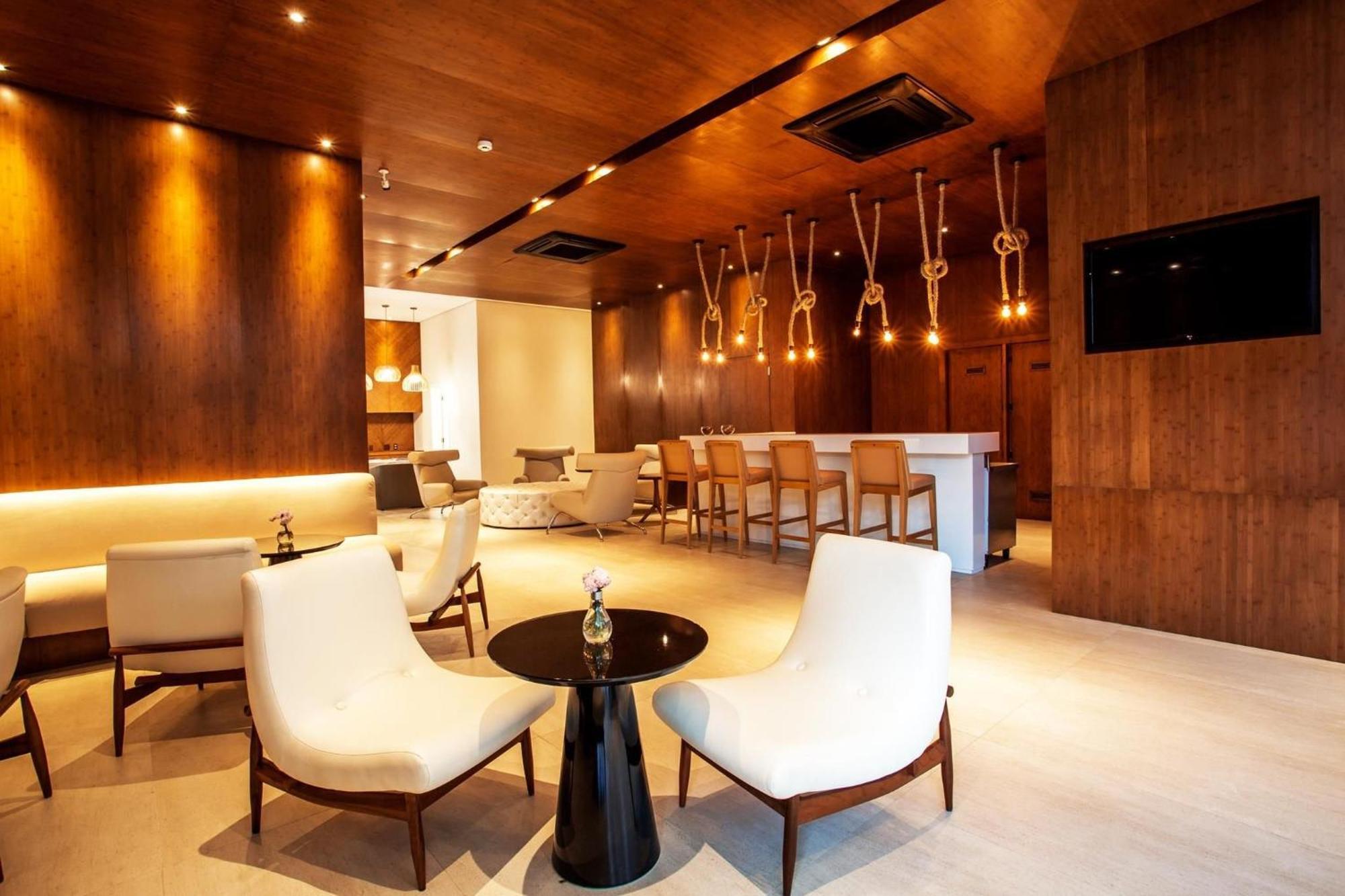 桑托斯Residencial Estanconfor Com Vista Mar 2 Ac E Garagem公寓 外观 照片