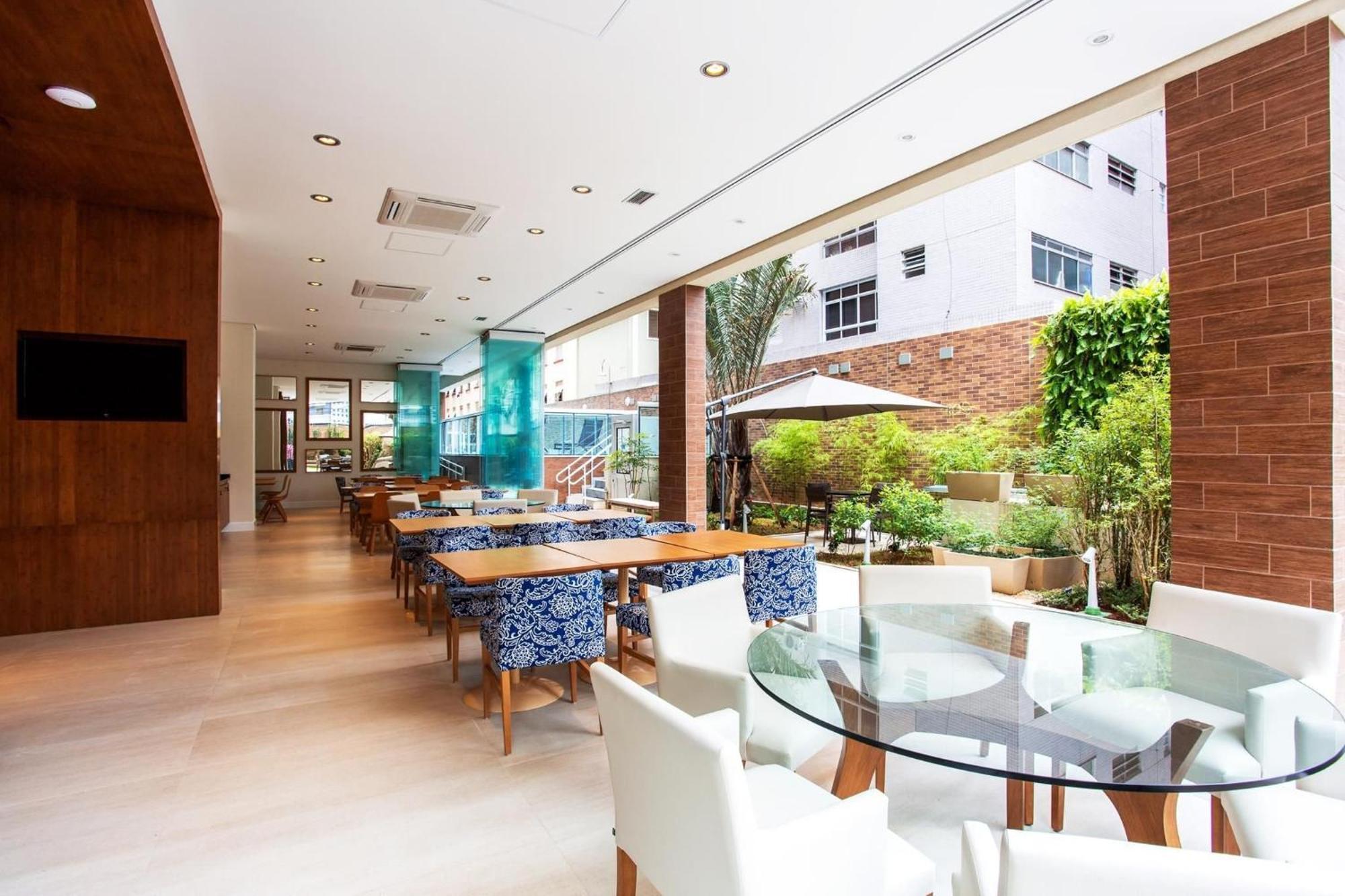 桑托斯Residencial Estanconfor Com Vista Mar 2 Ac E Garagem公寓 外观 照片