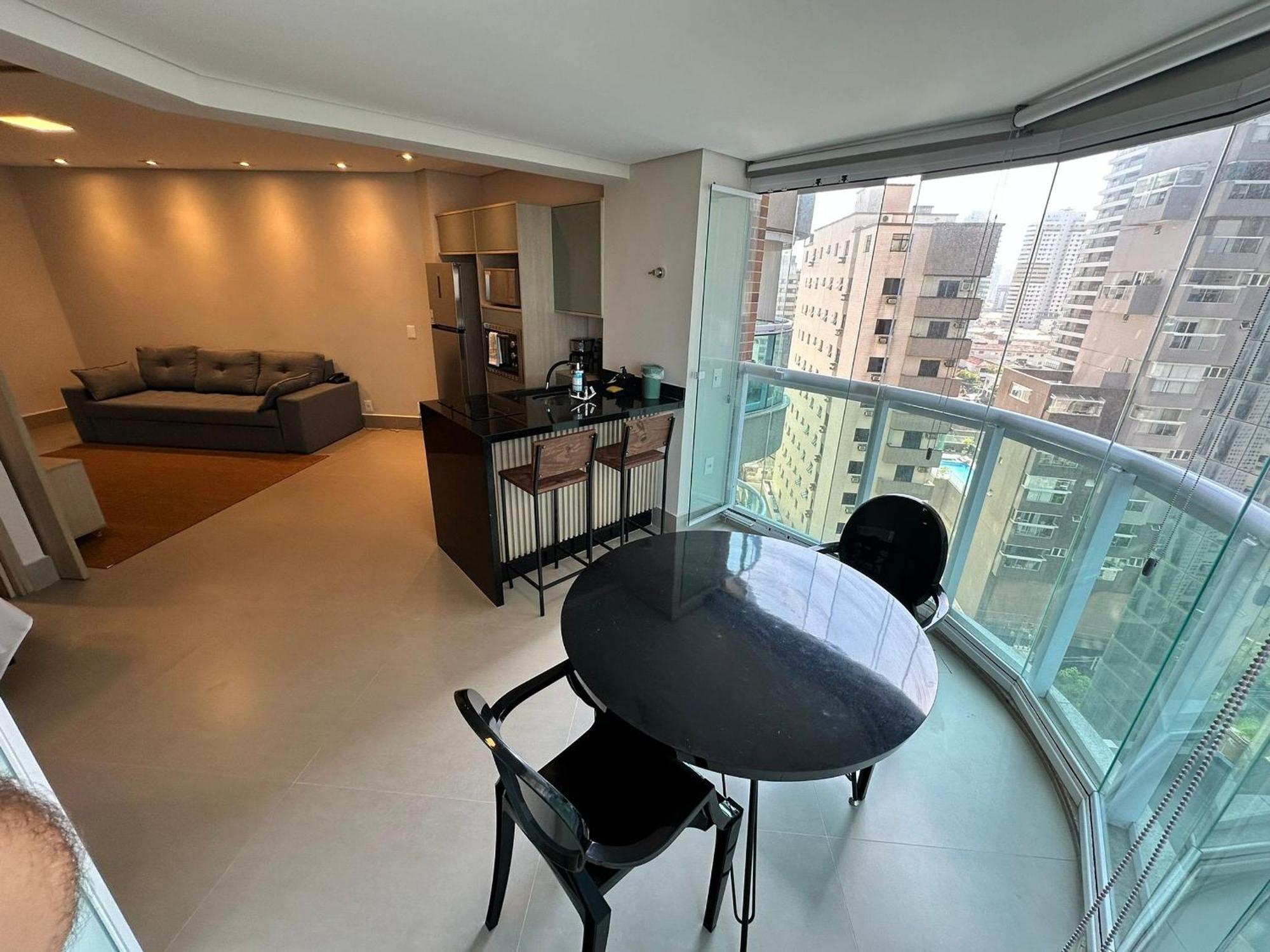 桑托斯Residencial Estanconfor Com Vista Mar 2 Ac E Garagem公寓 外观 照片